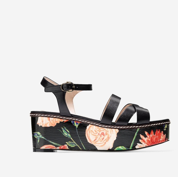 COLE HAAN JIANNA WEDGE SANDAL boho - Picture 2 of 8